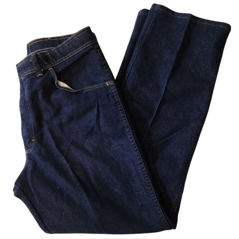 Men's Classic Wrangler Blue Jeans‎ Size 34x32